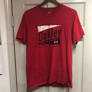 Men’s Red Oakley Wear It Out Size Large T-Shirt
